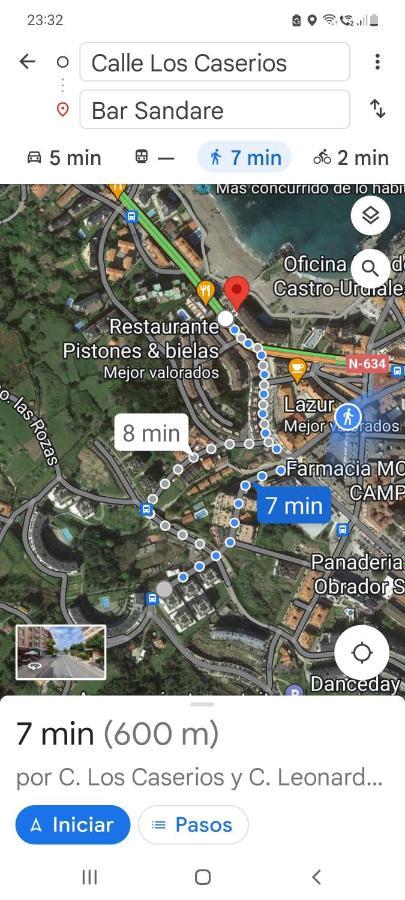 Soleado Piso Con Garaje Y Piscina A 8' Centro Apartman Castro Urdiales Kültér fotó